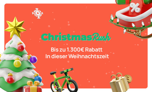 Mokwheel Weihnachts-Geschenkguide | Spare bis zu 1.399,99 € – Finde ein E-Bike, das dich langfristig begleitet