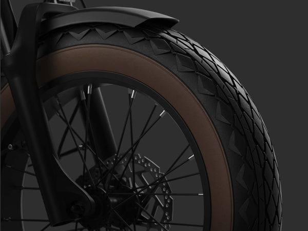 Fette Reifen für überlegenen Grip