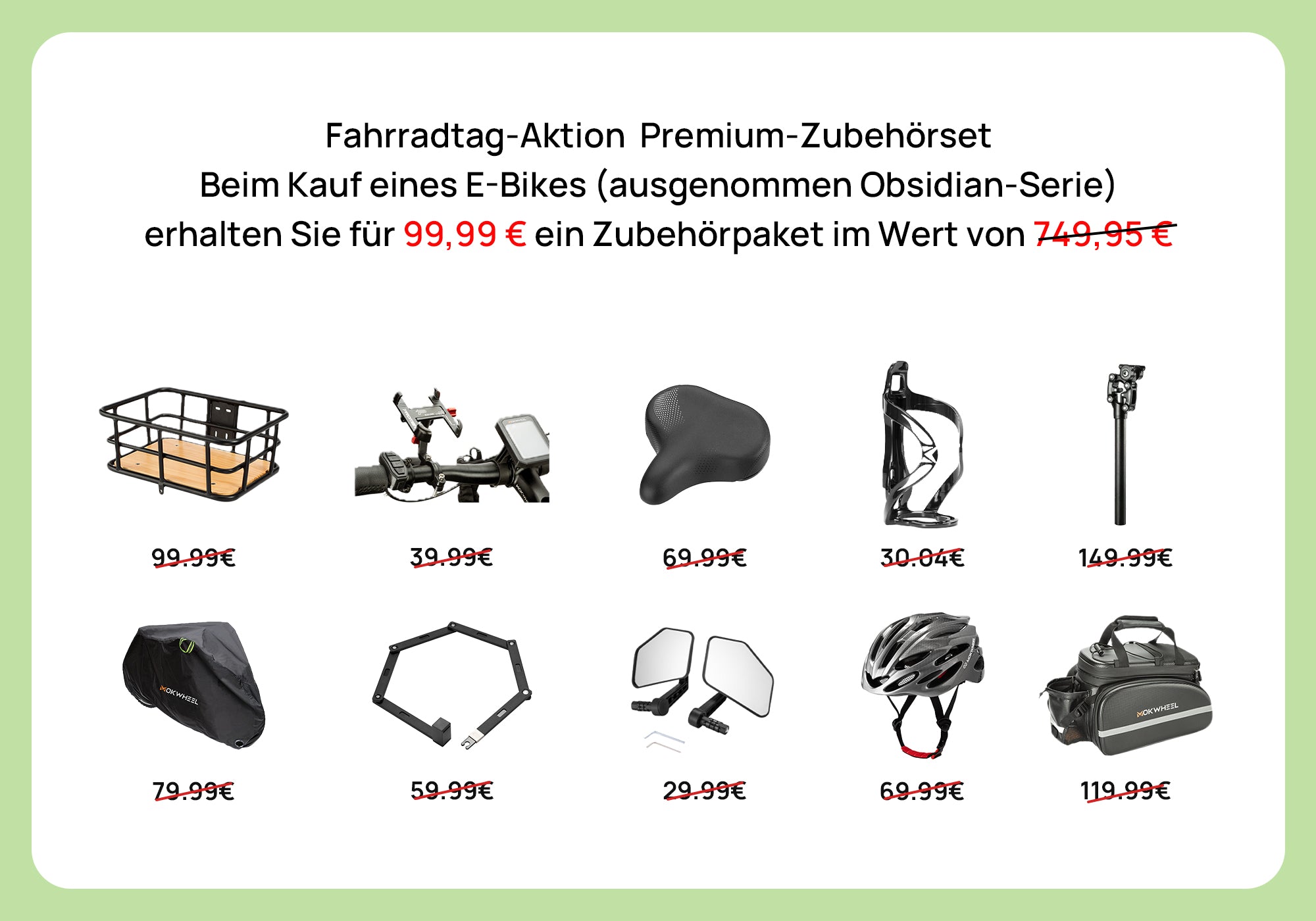Fahrradtag-Promo-Geschenkset