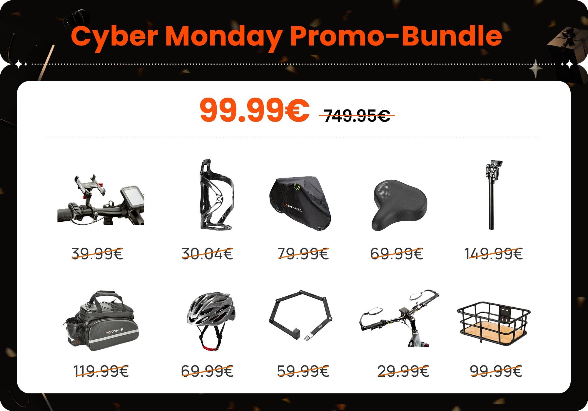 Cyber Monday Promo-Geschenkpakt-Aktion