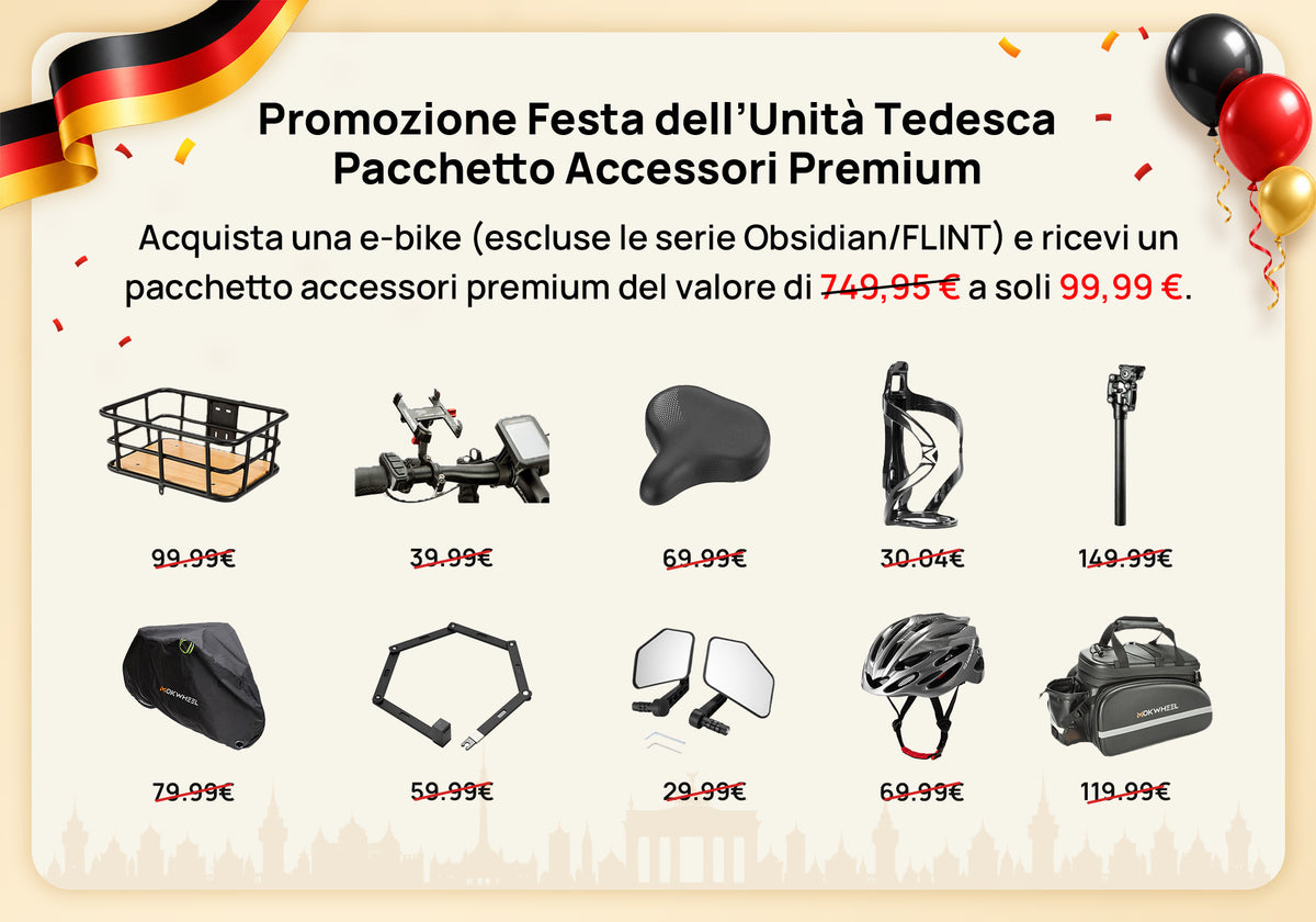 Pacchetto accessori premium per il giorno dell'unità tedesca